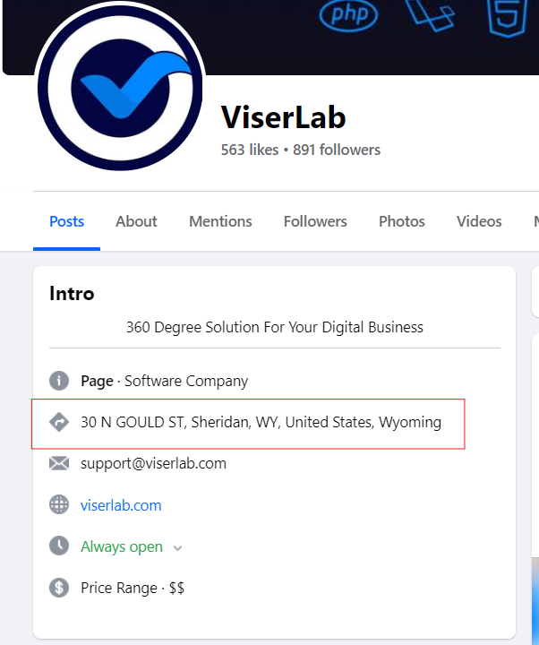 ViserLab on Facebook