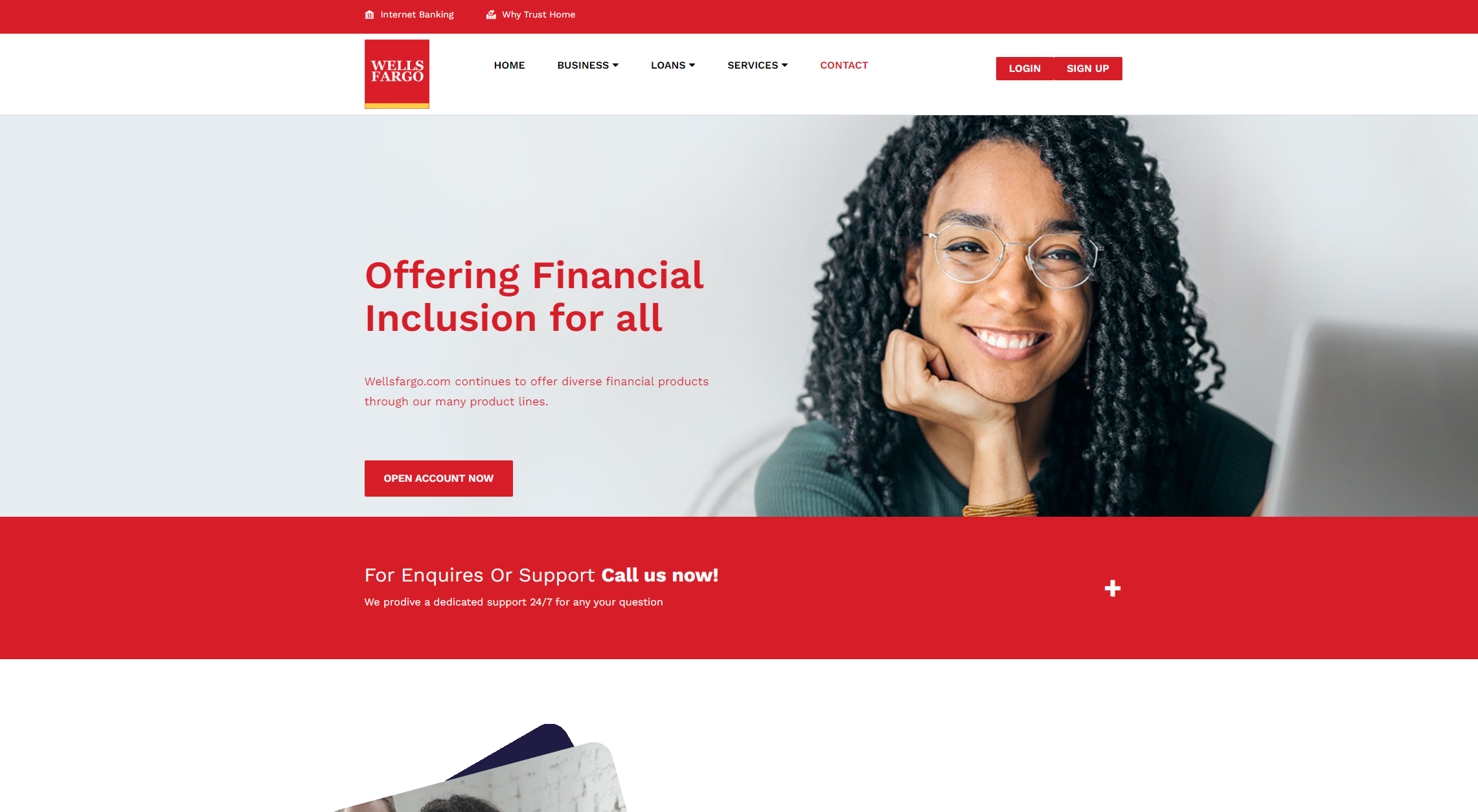 Wells Fargo ViserBank phishing site