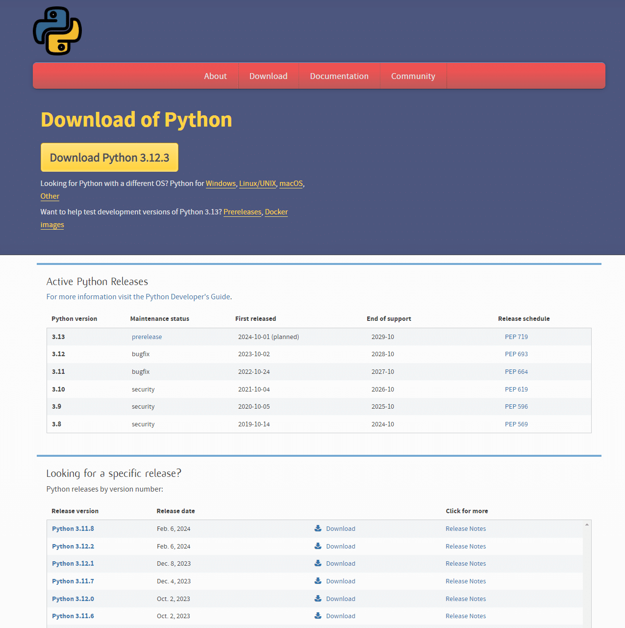 FIN7 fake Python page