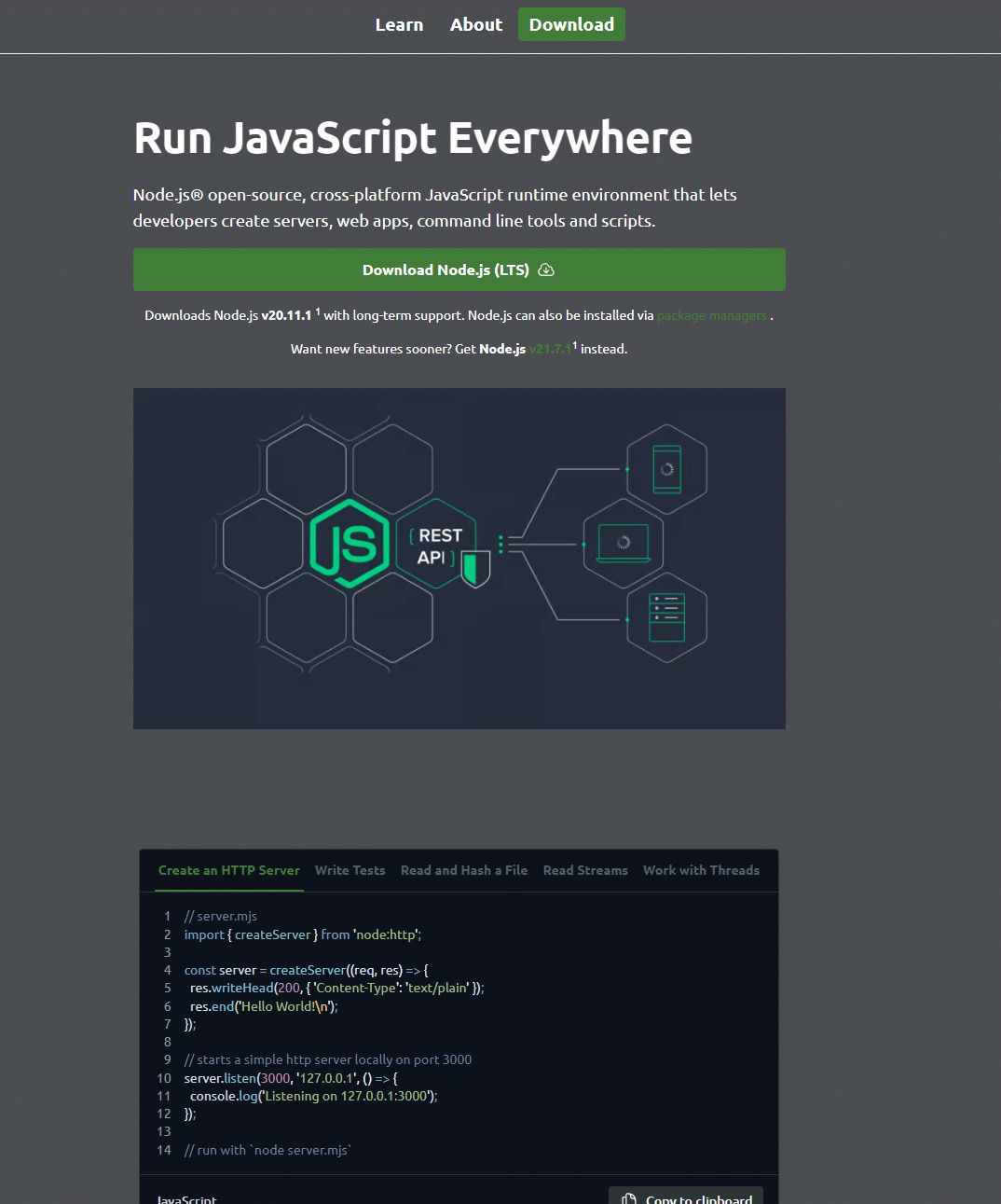 FIN7 fake JavaScript page